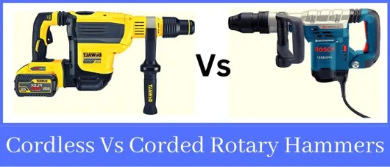 Cordless Rotary Hammers Vs Corded Rotary Hammers