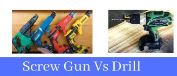 Screw Gun Vs Drill
